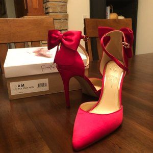 Jessica Simpson Polla Stiletto Heels in Red